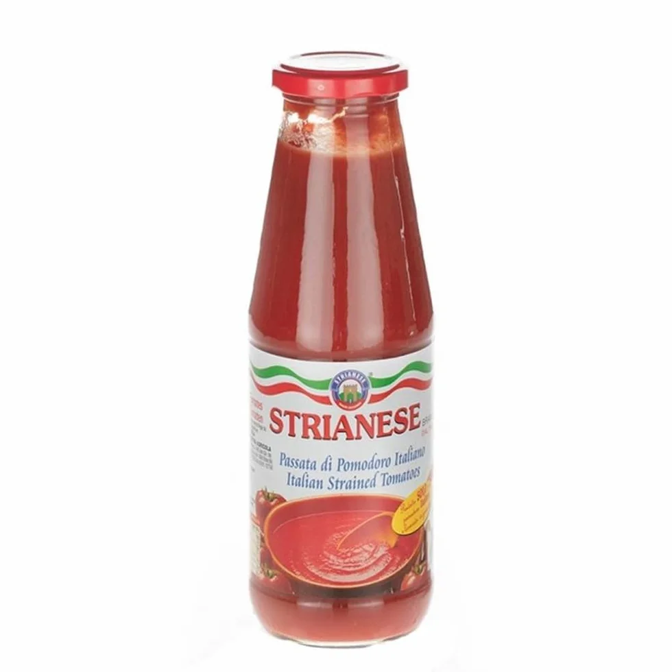 passata 680g - Strianese 100% pomidorów bez soli włoska pomidory niesolone