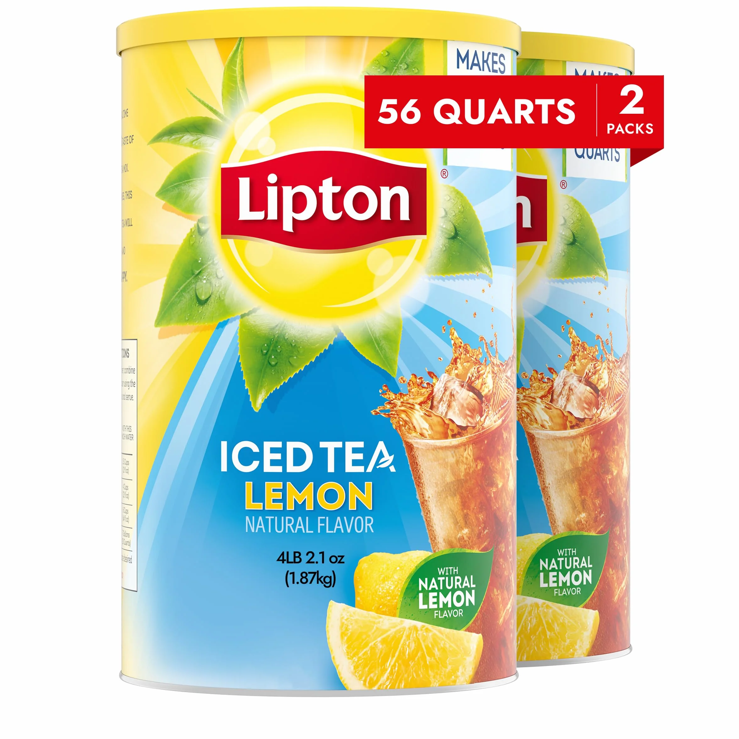 Lipton Iced Tea Mix, cytryna 28 qt (opakowanie 2) by Lipton