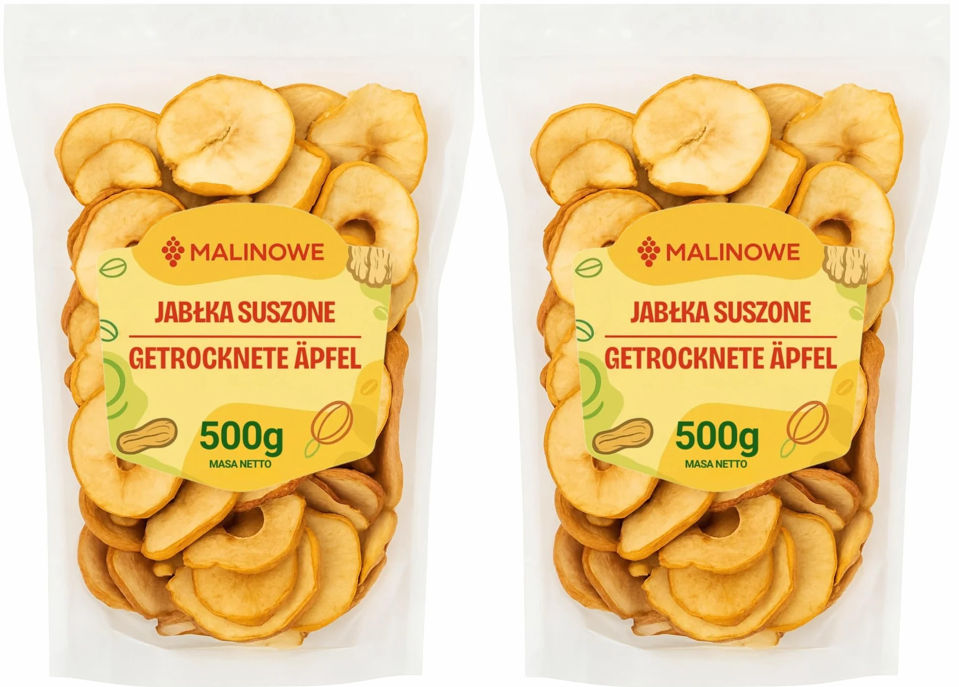Suszona Malinowe Jabłka Chipsy 1kg