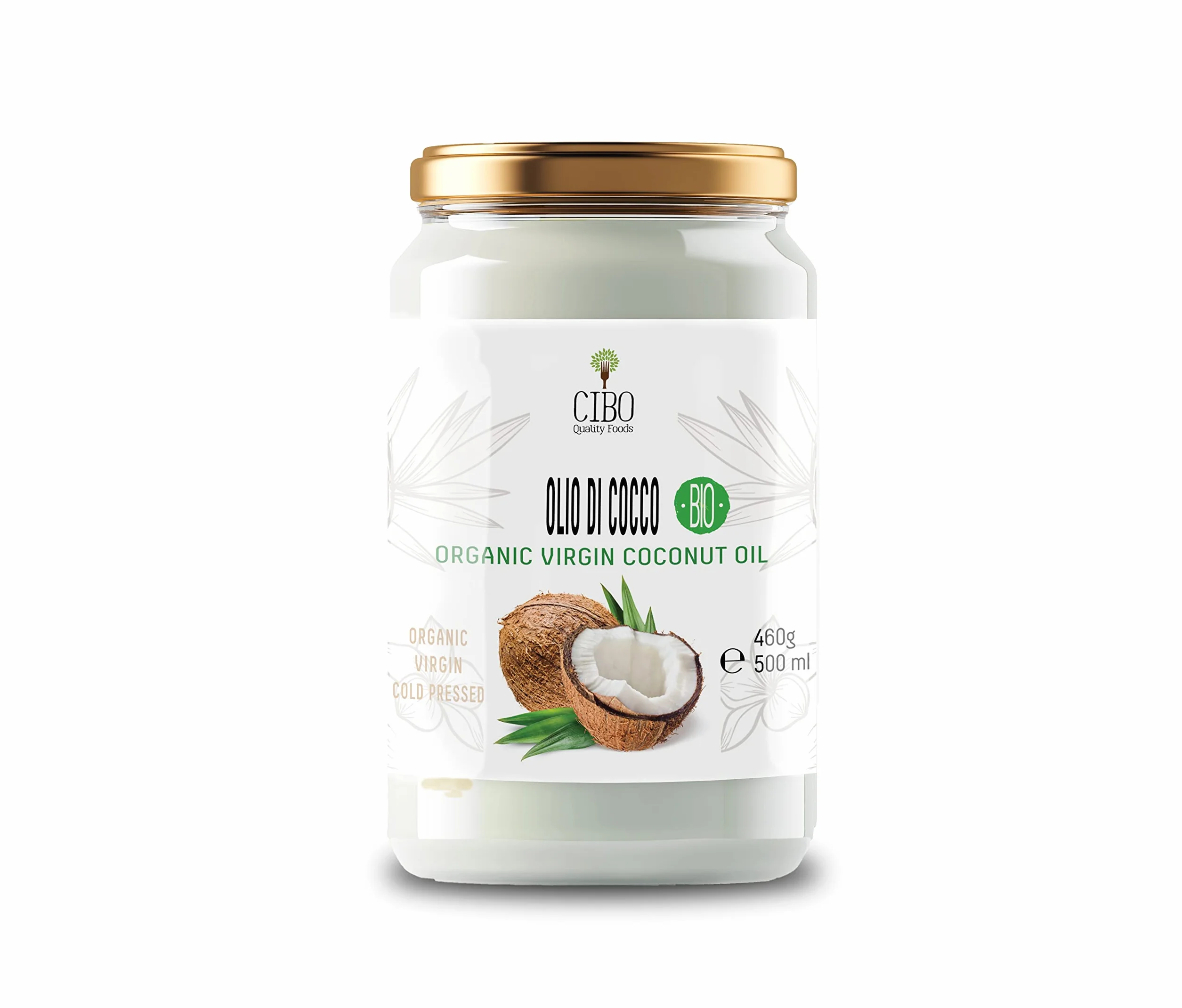 Family Foods Organic Extra Virgin Surowy olej kokosowy szklany słoik 500 g