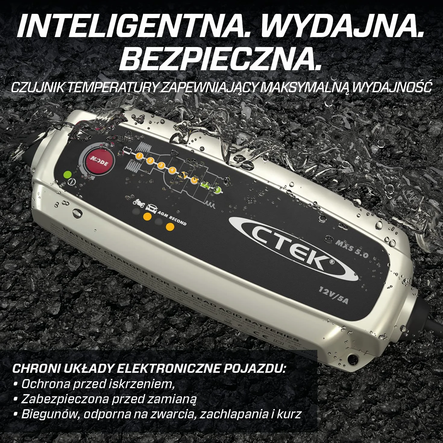 CTEK 56-305 Ładowarka do akumulatorów z adapterem