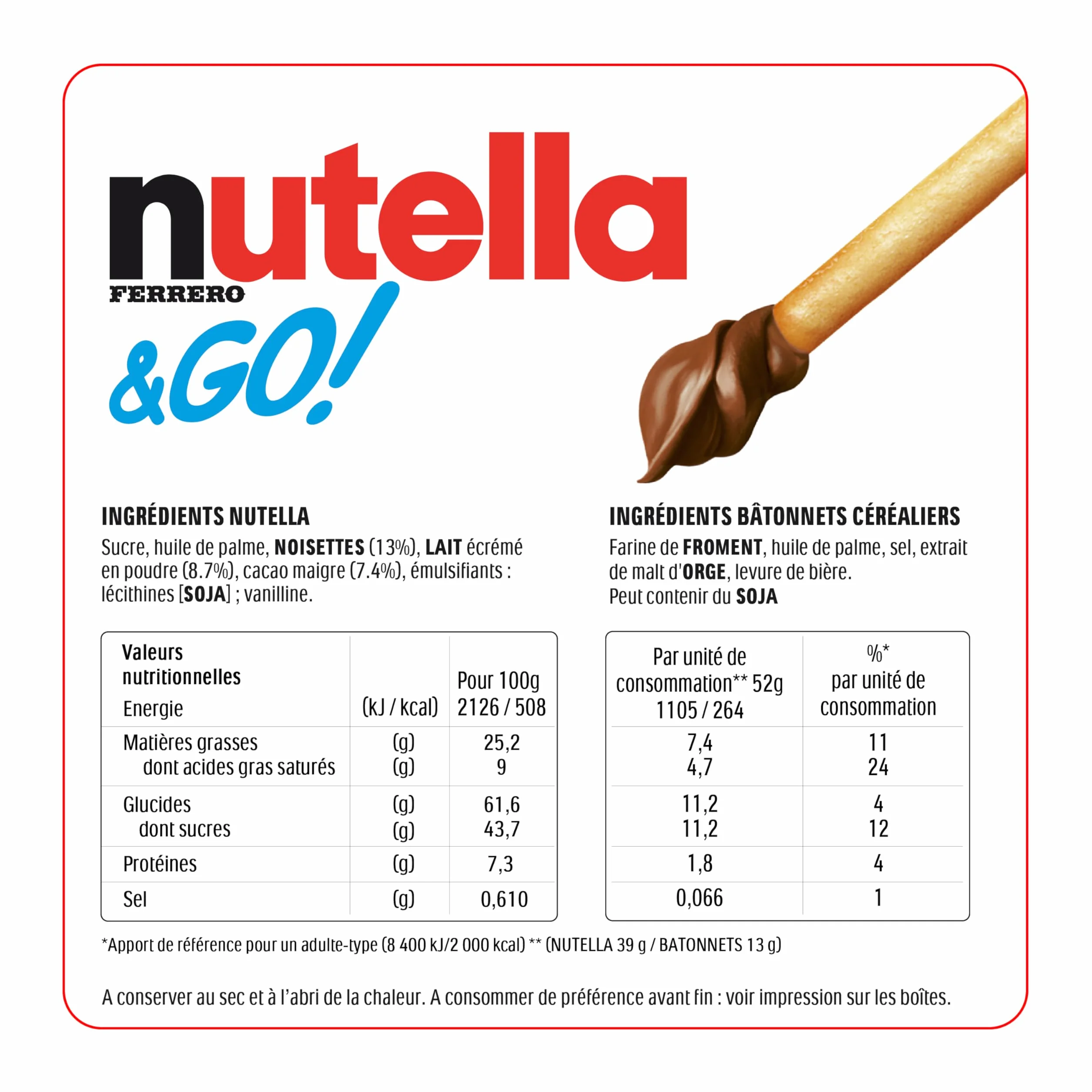 Nutella Nut & Go 12 sztuk