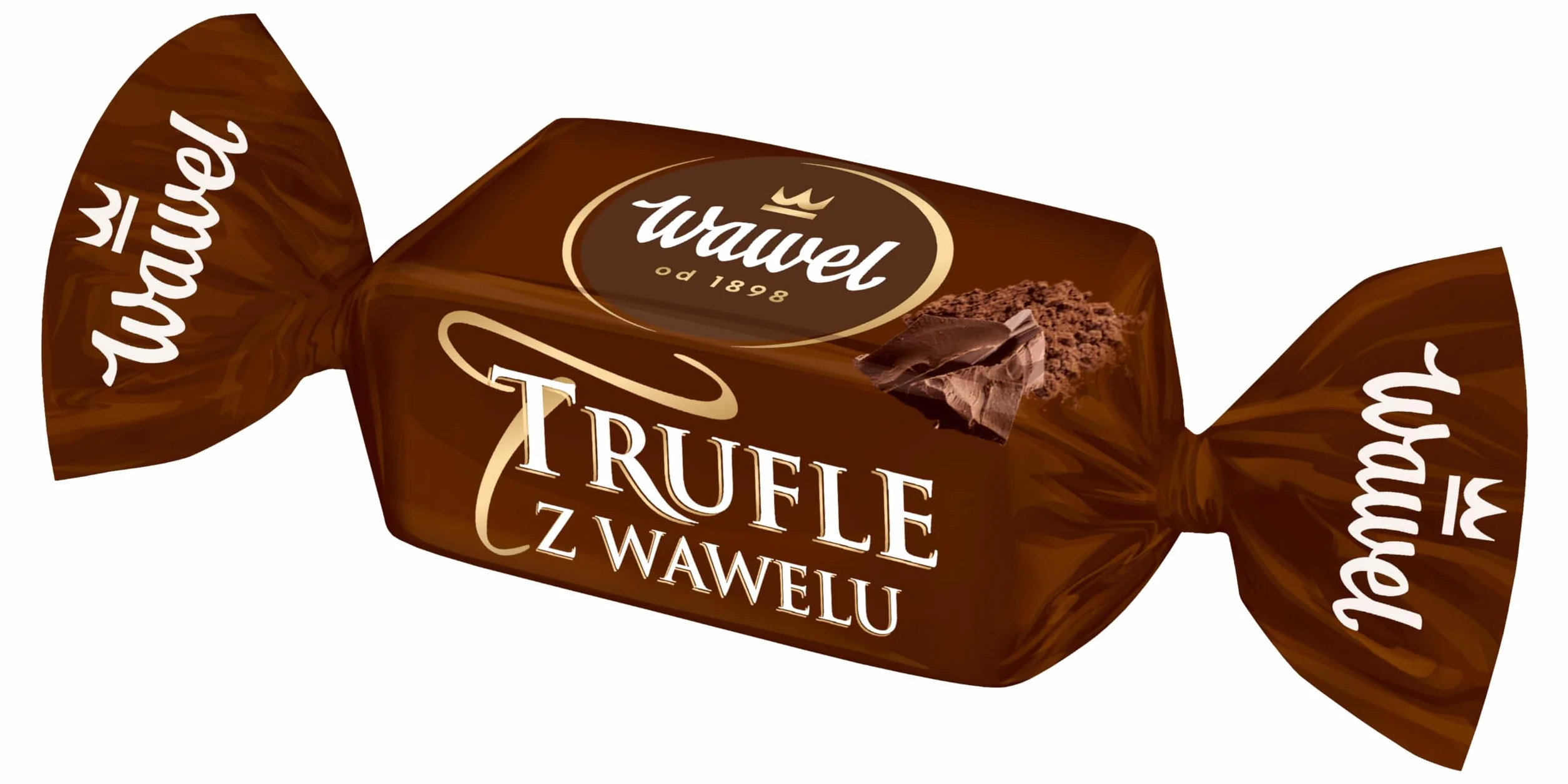 Wawel Trufle z Wawelu Cukierki czekoladowe o smaku rumowym w czekoladzie 1kg 1000g