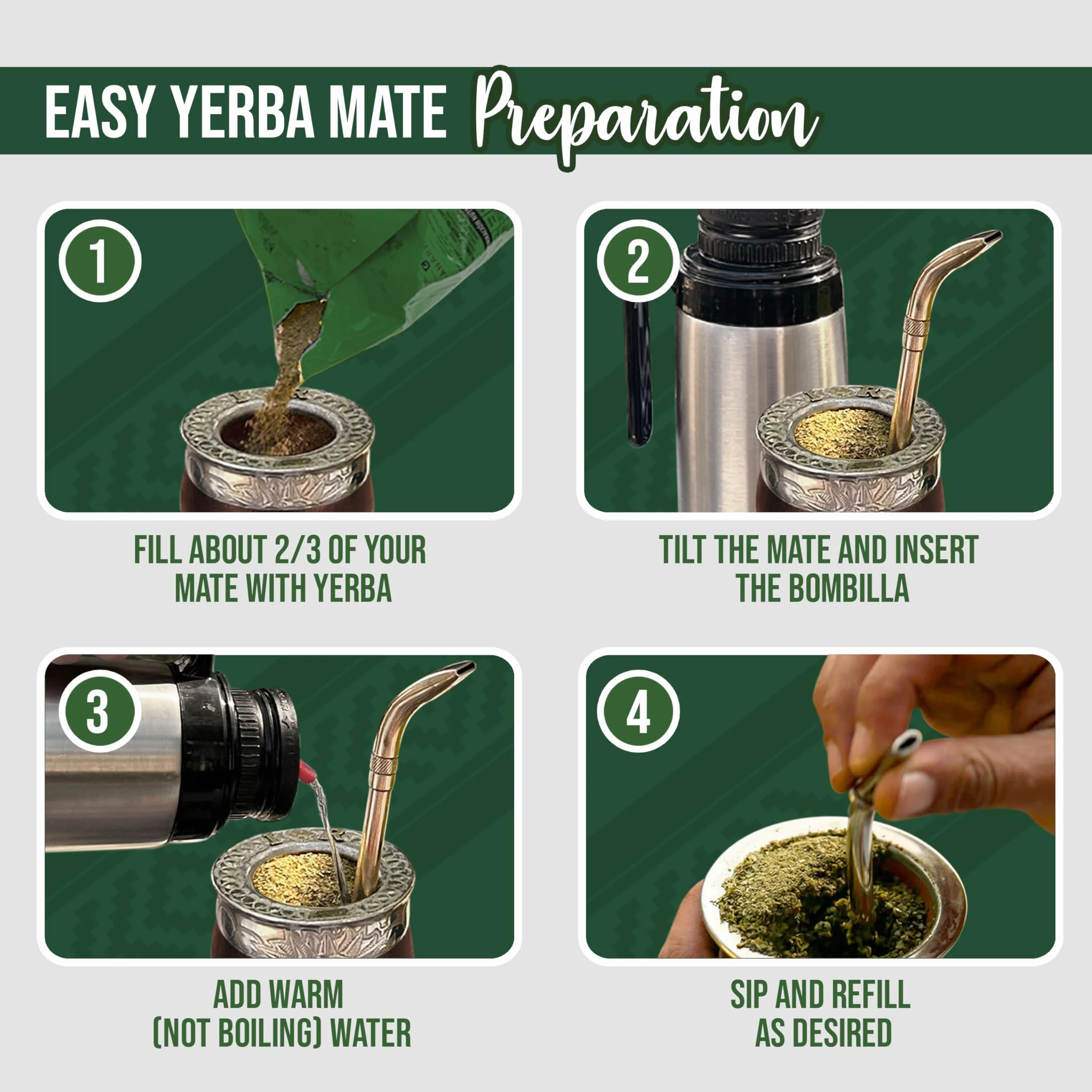 Brazylia Matowa Tea, Pakiet 1 kg - Yerba Mate Canarias Edycja specjalna 1kg