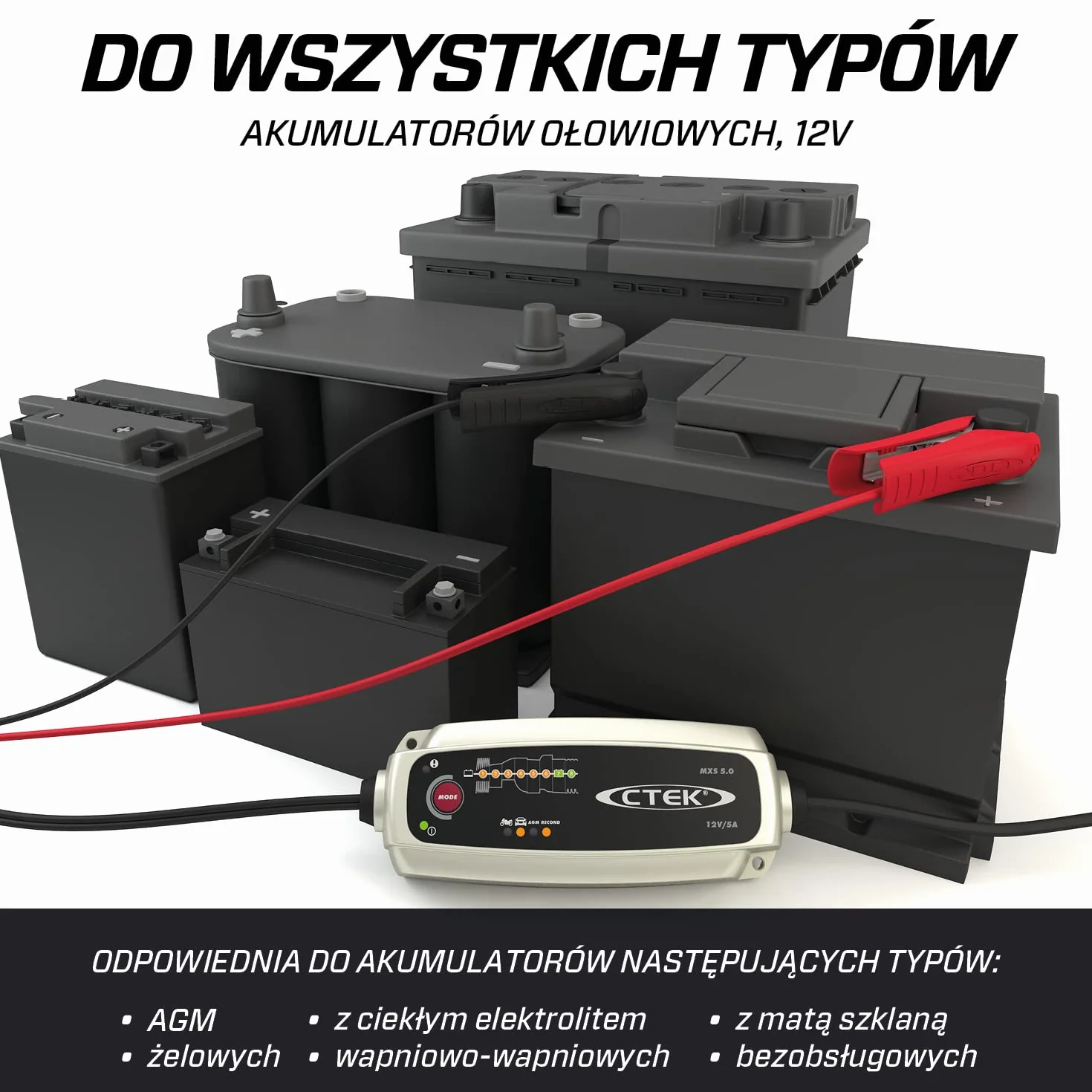 CTEK 56-305 Ładowarka do akumulatorów z adapterem