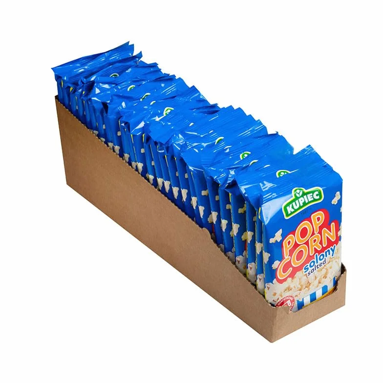 Zestaw 25 szt. popcorn solony 80g