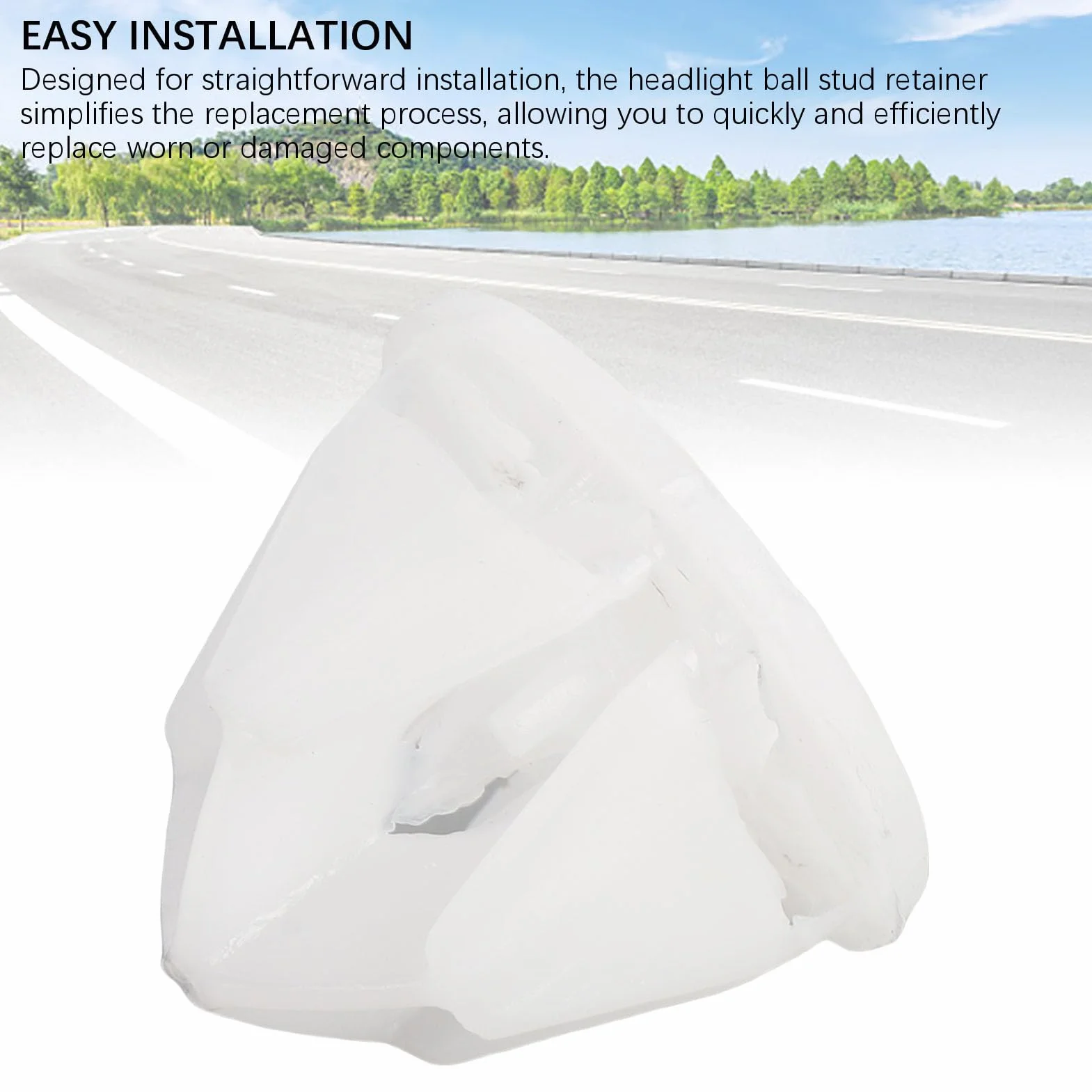 Acouto Plastikowy Ustalający Kołka Bezpieczne Mocowanie Ar Stud Retainer Ball Stud Clamp Holder Headlight