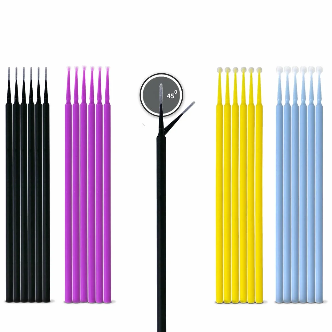 SD COLORS Pałeczki SWABS 24 SZTUK AUTOMOTIVE MALOWANIE SZCZEGÓŁY SAMOCHODOWE NAPRAWA DO ZAPARÓW STONE CHIPS TOUCH MICRO BRUSH 1,2 mm 1,5 mm 2,0 mm 2,5 mm