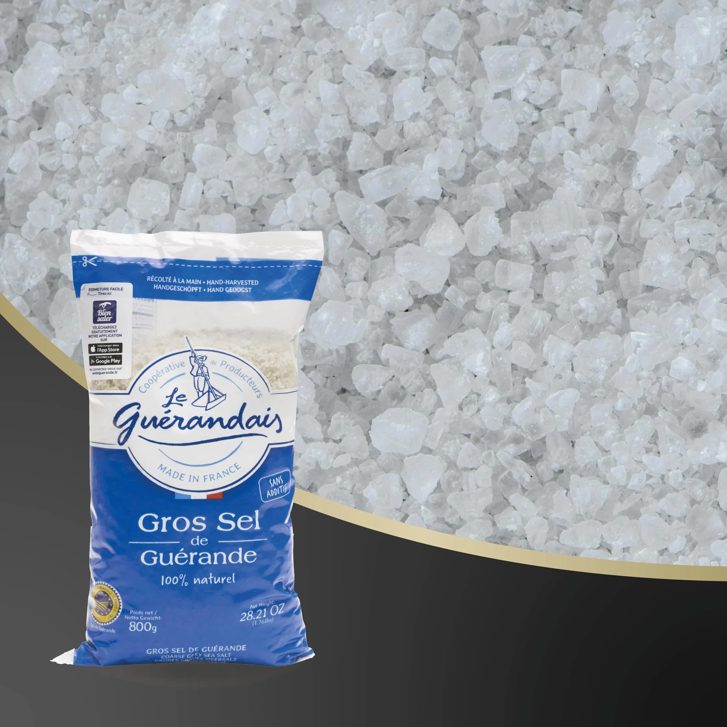 Le Guer Andais Sól Morska Gruba 800 g