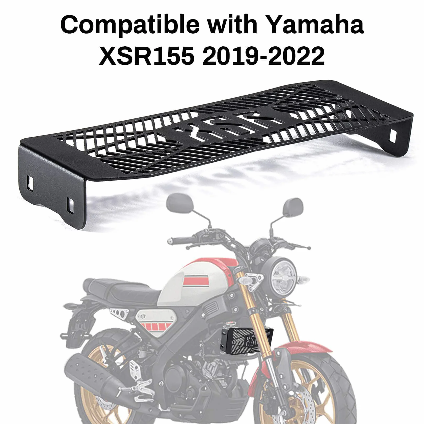 Osłona chłodnicy Yamaha XSR-125 XSR-155 2019-2023 kratka ochronna