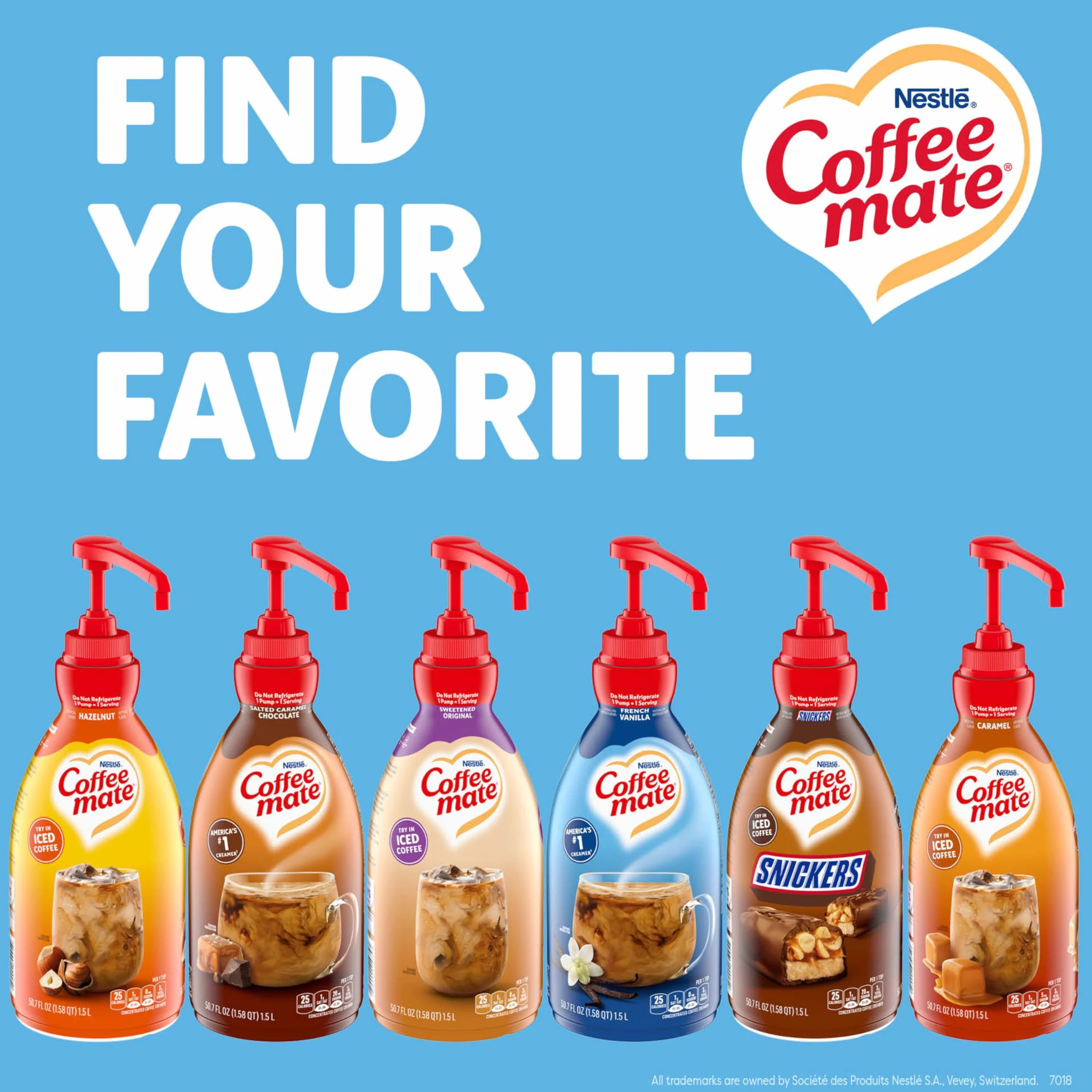 Nestle Coffee-mate French Vanilla Pompa w płynie 1,5 litra