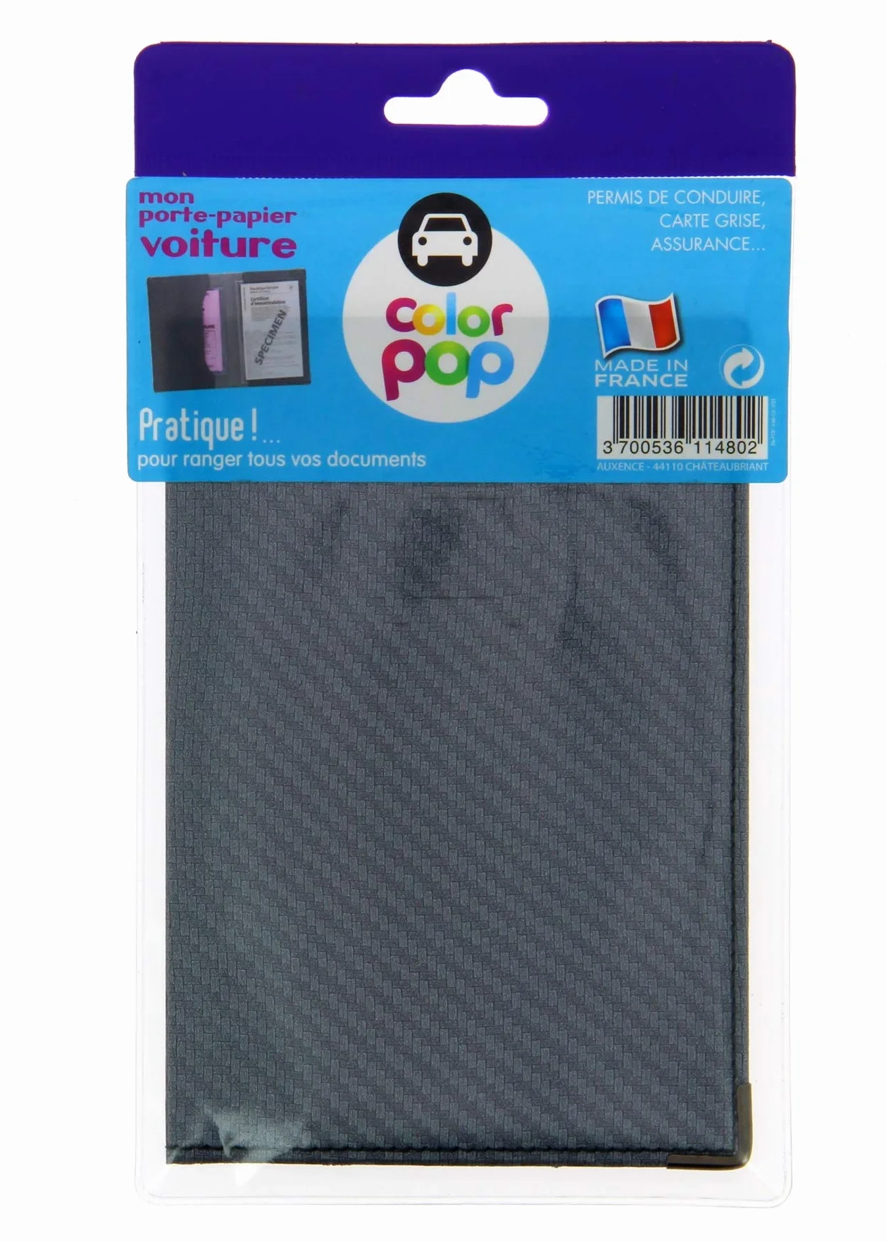 Uchwyt na papier pop do pojazdu antracyt szary