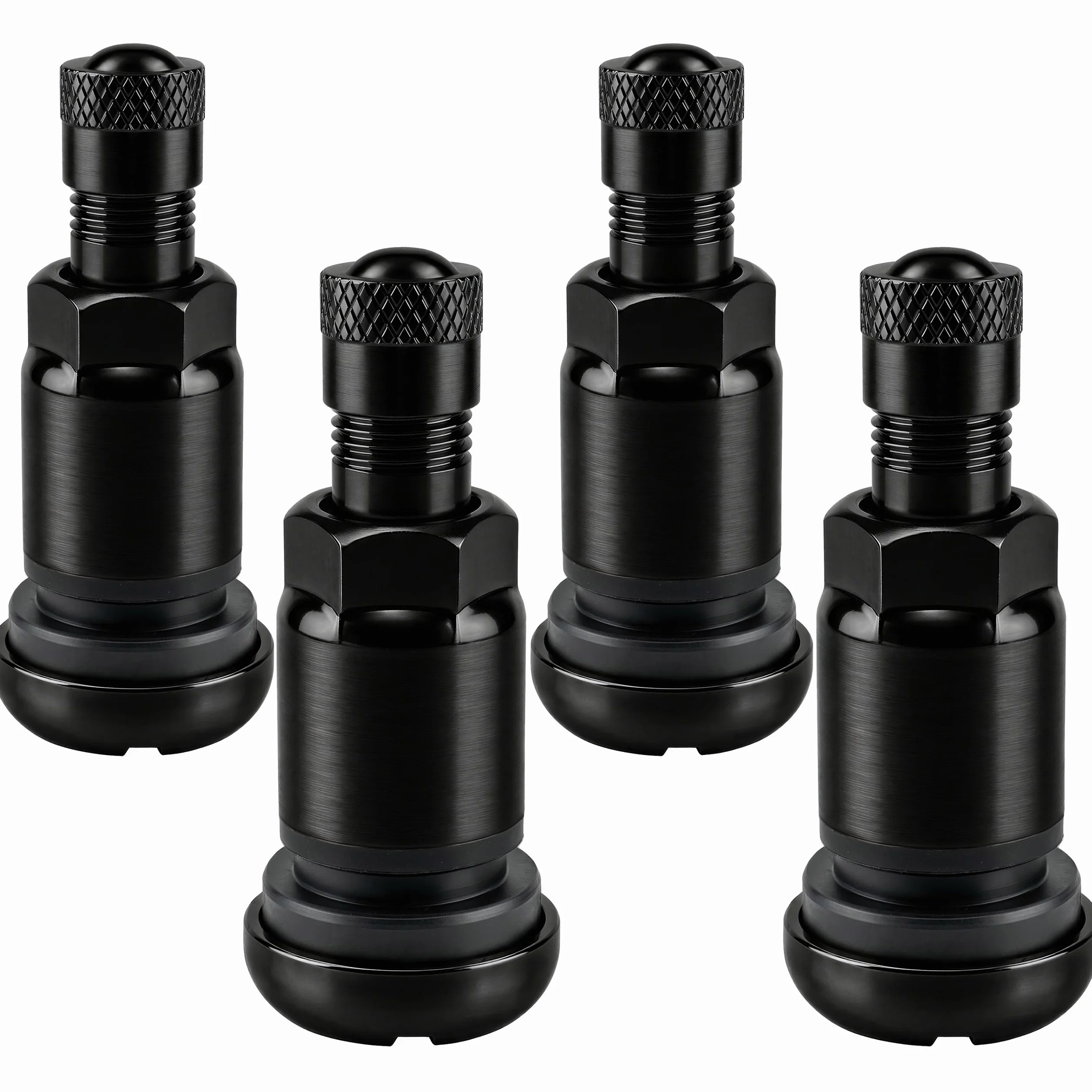 Carbonado Zawory do felg X1 Series Black Edition aluminiowe MS525 4 szt.