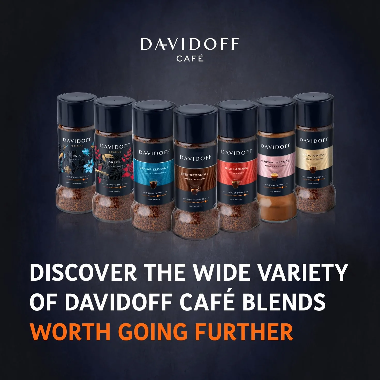 Davidoff Origins Brazil Kawa rozpuszczalna instant 100% Arabica Intensywność 8/12 90g