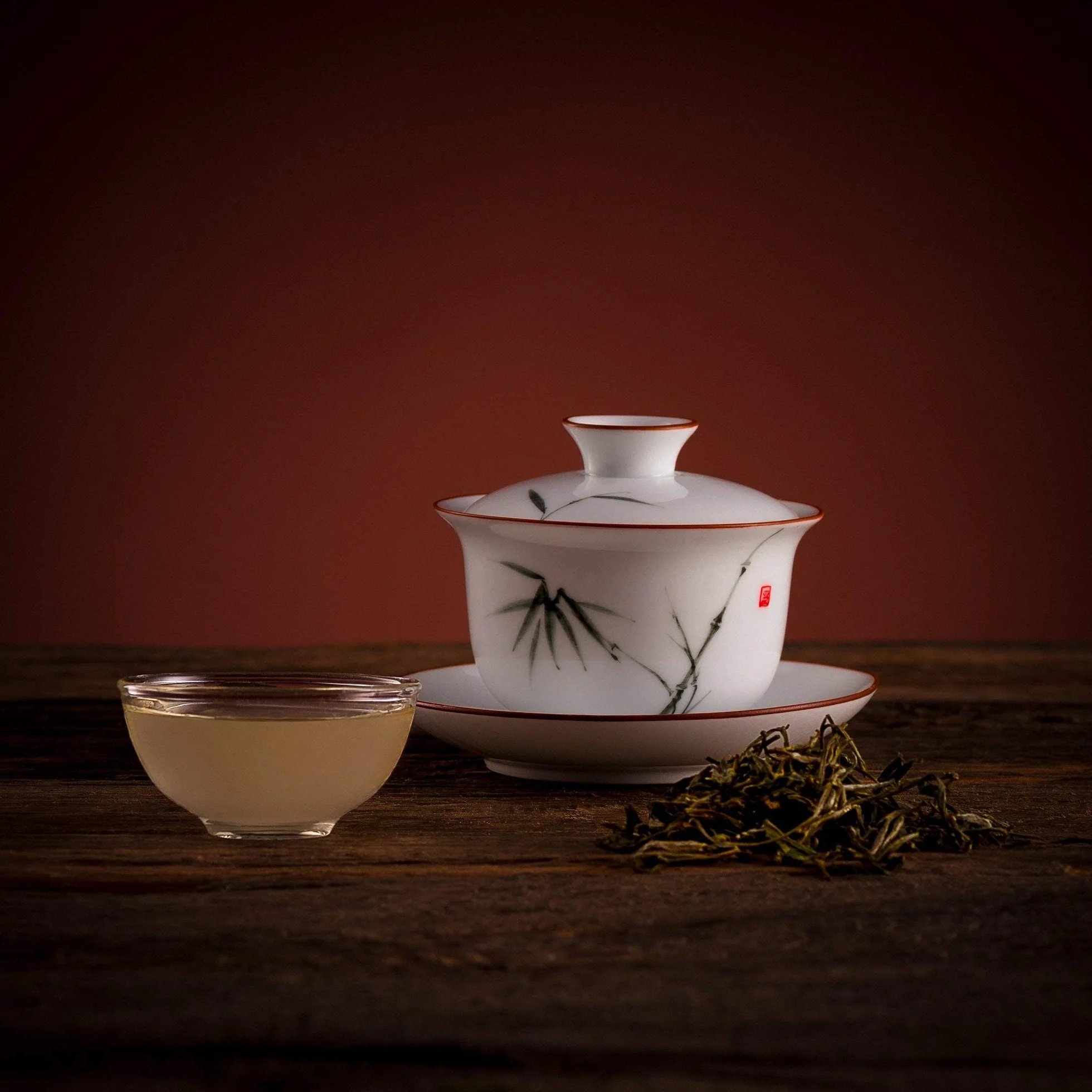 Chinese Specialty Tea Gift Box Loose Tea Sampler Artisan Gifts Baskets 30g Silver Needle 20g Mao Feng 20g