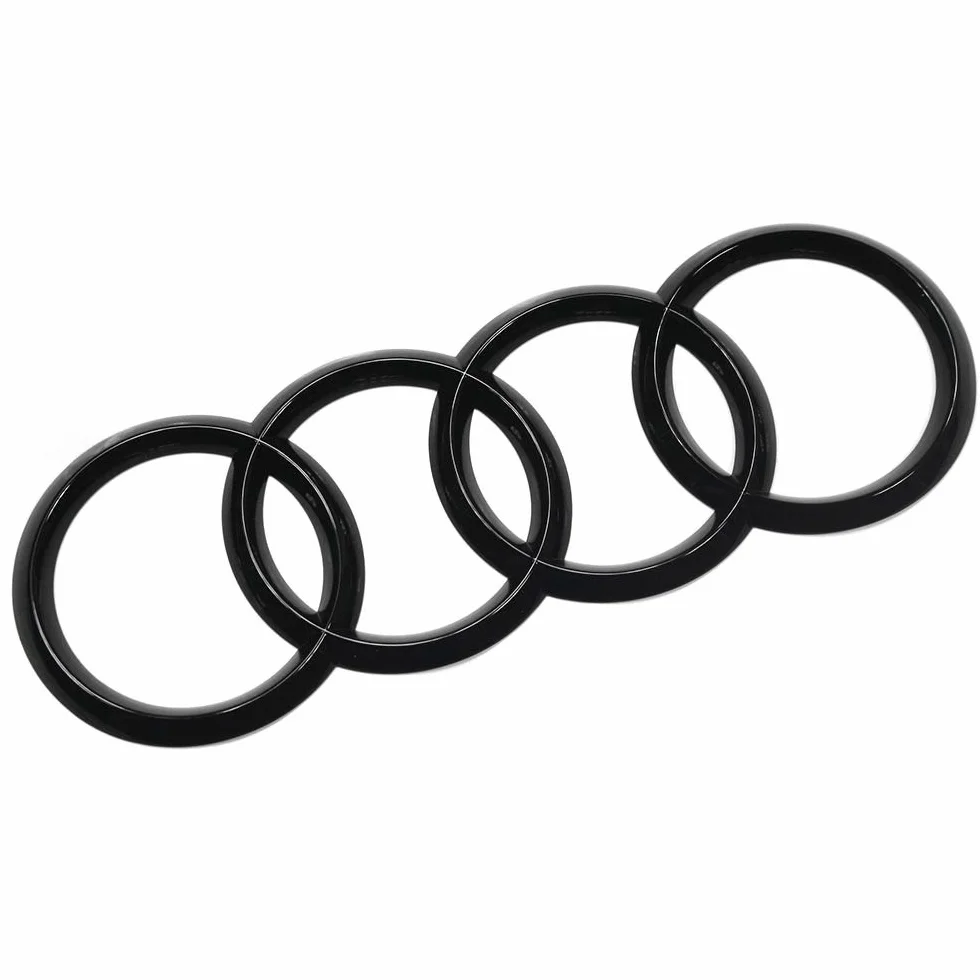 Audi 4K8071802 znak pierścienie Black Edition Emblemat Blackline Logo czarne