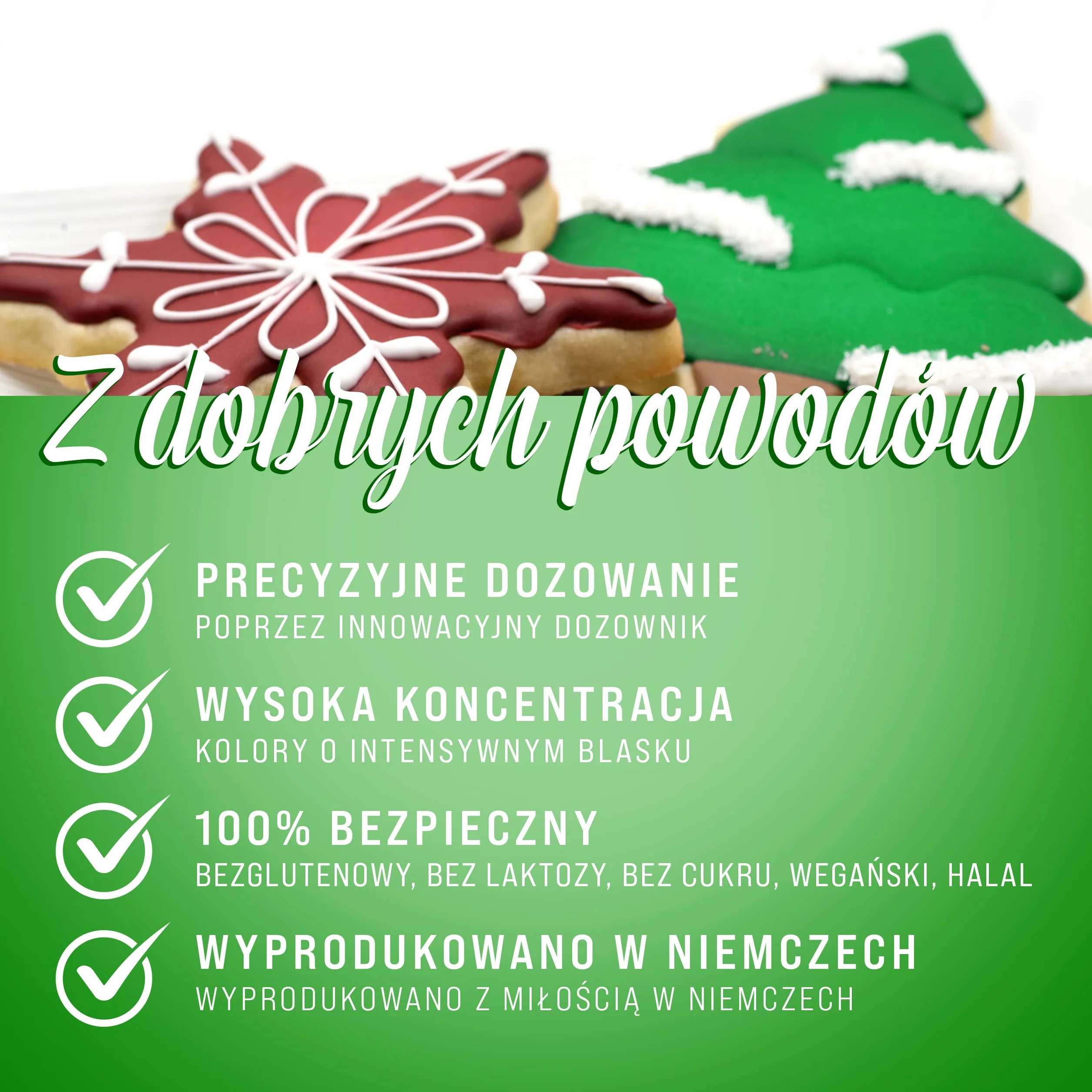 Belissia barwnik spożywczy zielony 10ml wysoko skoncentrowany płynny