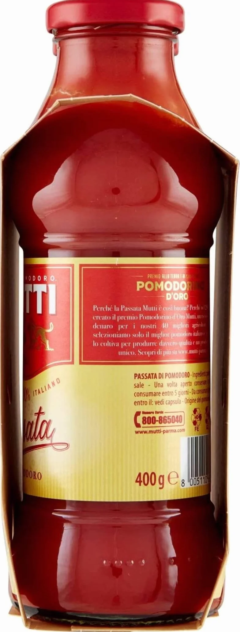 Mutti Passata di Pomodoro 400g