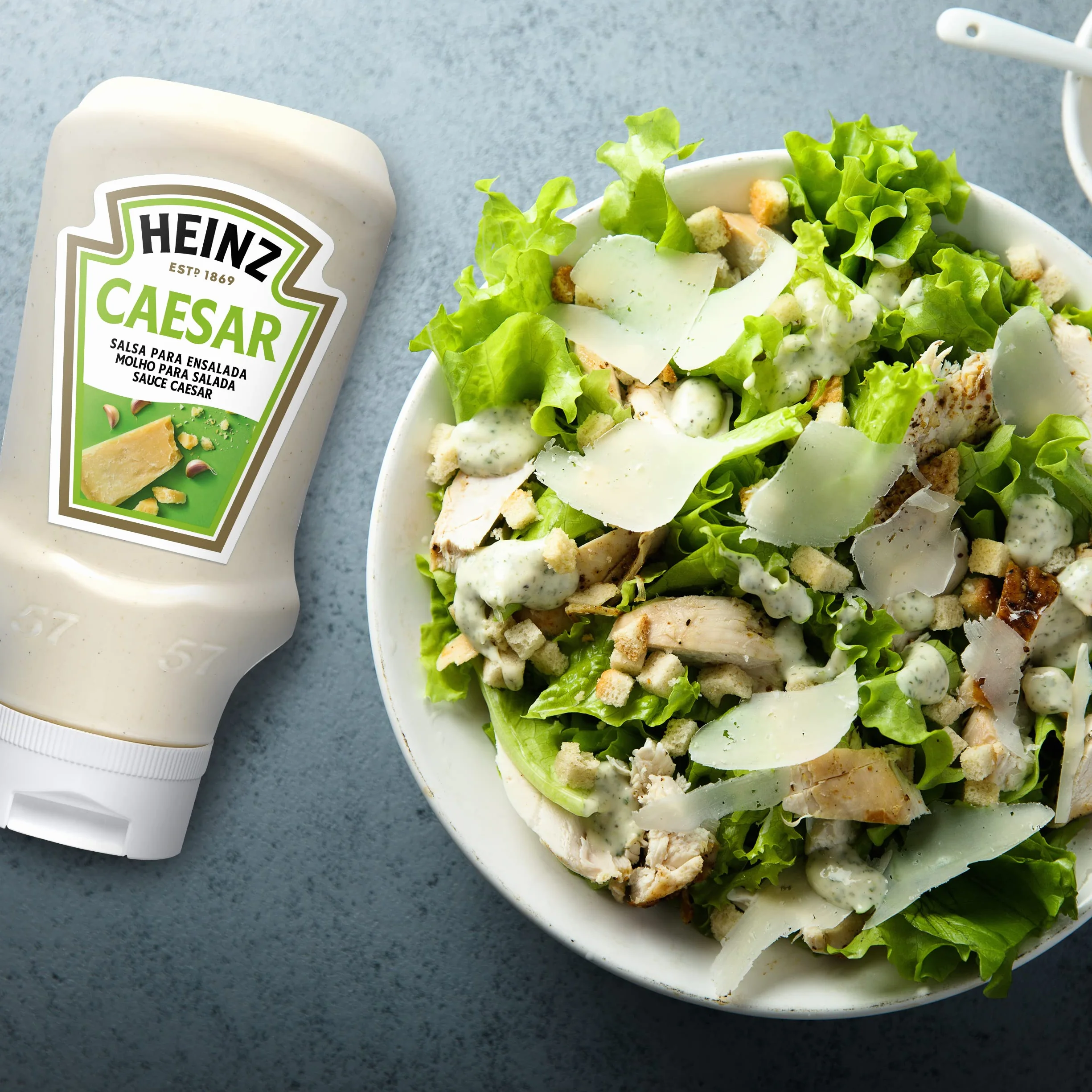 Heinz Dressing sałatkowy sos cezarowy duży dozownik butelka 400 ml