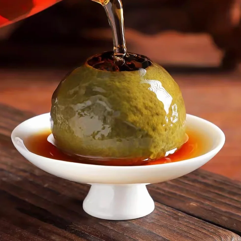 Xinhui Mała Zielona Mandarynka, Dojrzała Skórka Puerh Dojrzała Herbata - Cesarska Pomarańczowa Herbata Pu 250g/8.82oz