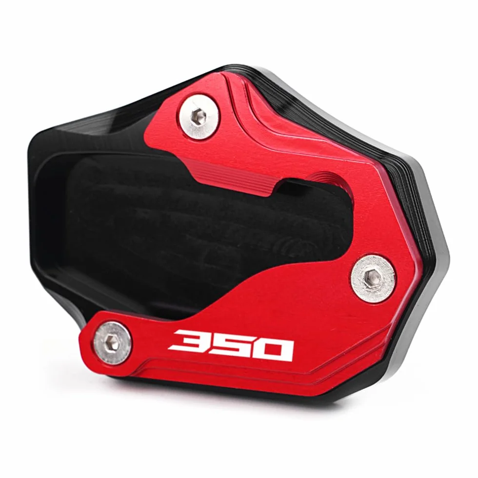Do Honda ADV350 Forza 350 NSS350 NSS 350 aluminium akcesoria motocyklowe, stojak, stopka, podpórka boczna, powiększona podkładka podpierająca (czerwona)