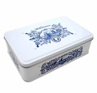 Fortuin Delftstblauw pudełko prezentowe Wilhelmina Pepermunt mięta 500 g
